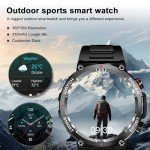 Blackview Men's Military Smart Watch with 100+ Sports Modes