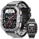 OUKITEL Men's Smart Watch with HD Screen & Fitness Tracker