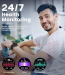 LIGE Men's Smart Watch with AMOLED Display