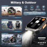 Military Smartwatch for Men with Long Battery Life
