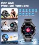 LIGE Men's Smart Watch with AMOLED Display