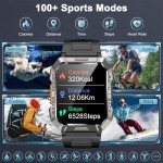 Military Smartwatch for Men with Long Battery Life