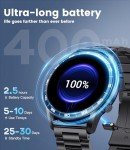 LIGE Men's Smart Watch with AMOLED Display