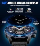 LIGE Men's Smart Watch with 1.43" AMOLED Display