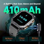 OUKITEL Men's Smart Watch with HD Screen & Fitness Tracker