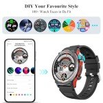 1.43" AMOLED Military Smartwatch for Fitness Tracking