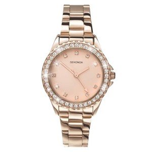 Sekonda Elizabeth Rose Gold Women's Watch with Pink Dial