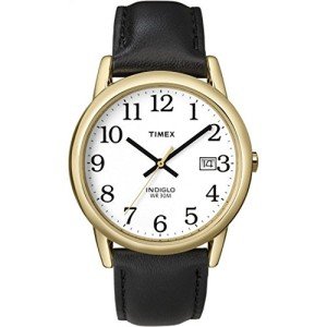 Timex Gents Classic Watch with Black Leather Strap