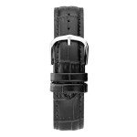 Sekonda Men's Black 40mm Quartz Watch with Leather Strap