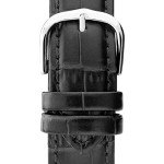 Sekonda Men's Black 40mm Quartz Watch with Leather Strap