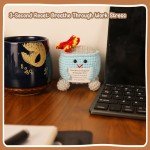 Funny Emotional Support Dumpster Fire Crochet Gift