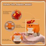 Funny Emotional Support Dumpster Fire Crochet Gift