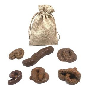Realistic Fake Dog Poop Prank Props - 6 Pack