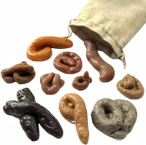 Realistic Fake Poo Prank - 10 Piece Set