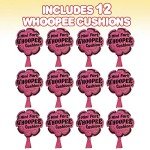 12 Pack of Hilarious Whoopee Cushions - Prank Fun!