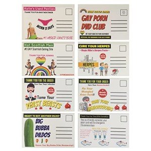 Funny Prank Mail Postcards - 8 Pack