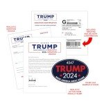 Donald Trump 2024 Prank Donation Confirmation Sticker