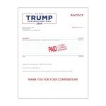 Donald Trump 2024 Prank Donation Confirmation Sticker
