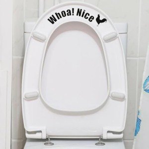 Hilarious Toilet Stickers for Prank Lovers