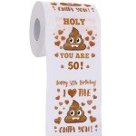 Hilarious 50th Birthday Prank Toilet Paper Gift