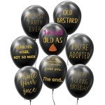 Funny Rude Birthday Balloons - 16 Pack