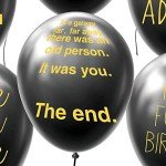 Funny Rude Birthday Balloons - 16 Pack