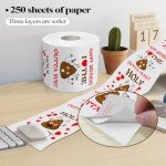 Funny 21st Birthday Prank Toilet Paper Gift