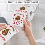 Funny 21st Birthday Prank Toilet Paper Gift