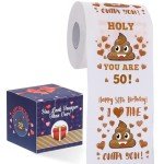 Hilarious 50th Birthday Prank Toilet Paper Gift