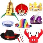 Funny Assorted Jester Hats for Parties and Photos