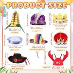 Funny Assorted Jester Hats for Parties and Photos