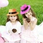 24 Neon Gangster Fedora Party Hats for Fun