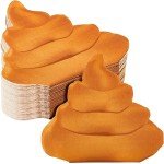 100 Pack Funny Poop Party Napkins - Disposable!