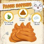 100 Pack Funny Poop Party Napkins - Disposable!