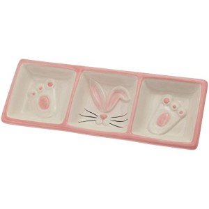 Silly Bunny Easter Serving Plate for Fun Times