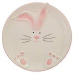 Silly Bunny Easter Serving Plate - 8.75 Inches