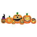 8-Foot Inflatable Silly Pumpkin Patch Decoration