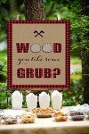 Lumberjack-Themed Party Decorations for Outdoor Fun