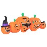 8-Foot Inflatable Silly Pumpkin Patch Decoration