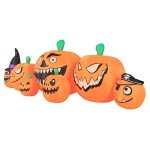 8-Foot Inflatable Silly Pumpkin Patch Decoration