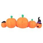 8-Foot Inflatable Silly Pumpkin Patch Decoration
