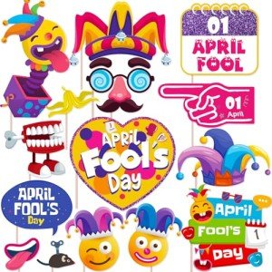 Fun April Fools' Day Photo Booth Props