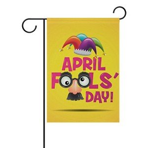 Funny April Fools' Day Garden Flag Banner