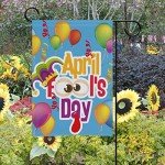 April Fools' Day Cute Garden Flag Banner