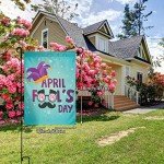 Funny April Fools' Day Garden Flag – Double Sided