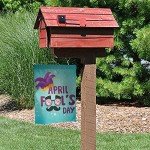 Funny April Fools' Day Garden Flag – Double Sided