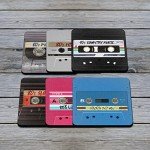 Funny Vintage Cassette Tape Coasters - 6 Pack