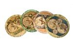 Vintage Map Coasters – Fun and Absorbent Decor
