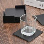 Funny Leather Coasters - 6 Pack for Drinks
