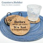 Funny Drink Coasters Set for Office Pranks